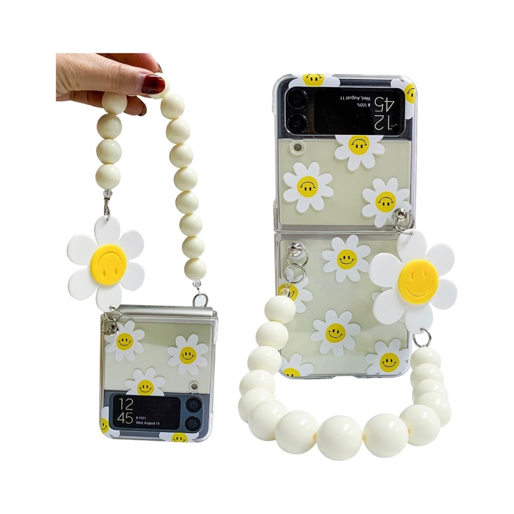 👯‍♀️Host Pick⚡️FREE w/$30 purch:SmileyDaisy Case-SamsungGalaxy Z Flip 3